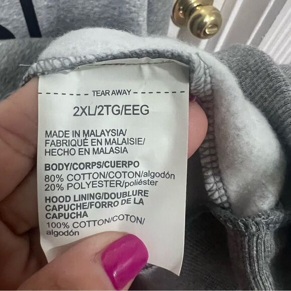 NWT Men's Under armour rival hoodie gray size xxl - Picture 12 of 13